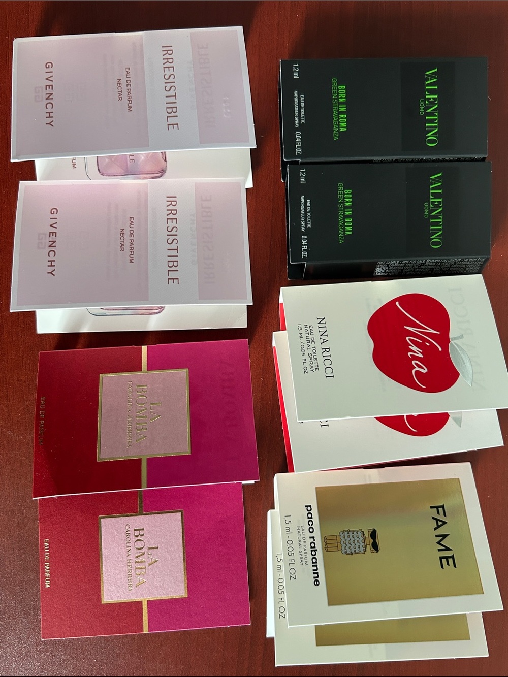 10 pieces women’s samples set